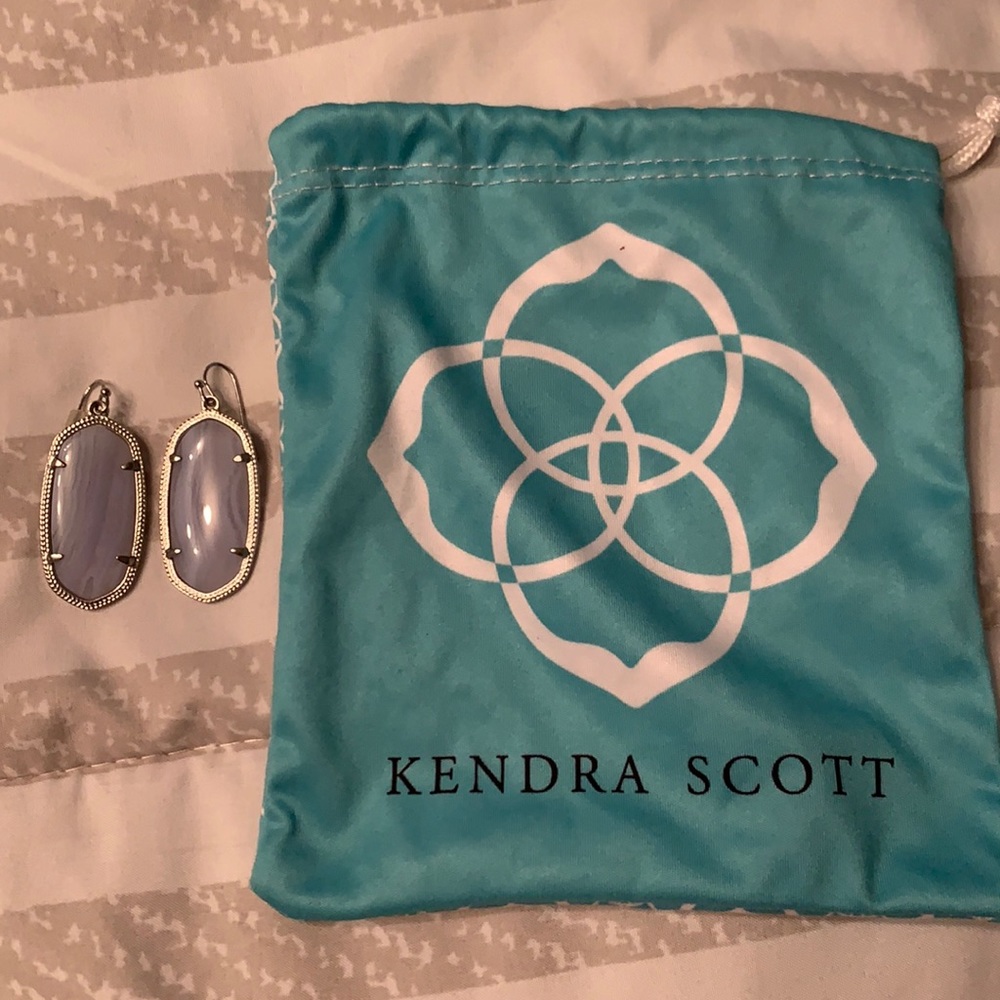 Light blue Kendra Scott earrings